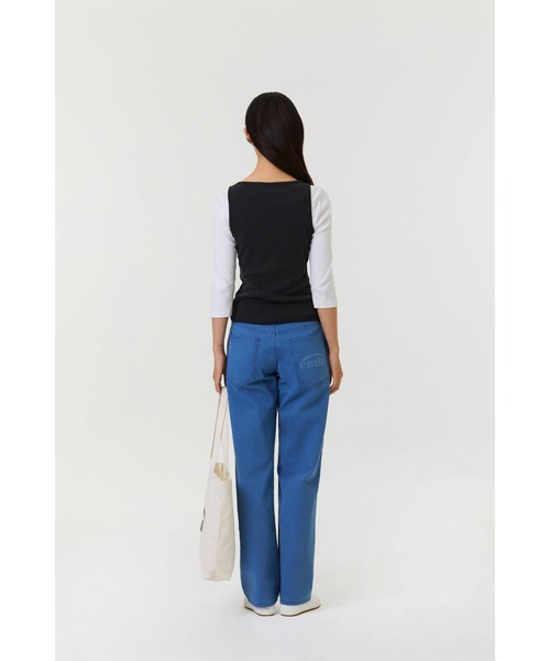 EMIS(イミス)の「LOGO OXFORD SHOULDER BAG(ショルダーバッグ・レディース・レッド/アイボリー/ブルー/ライトブルー/ブラック・FREE)」の22枚目の写真