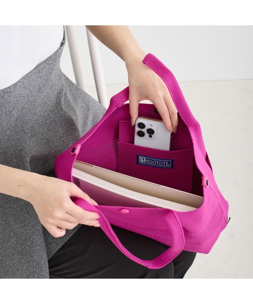 ROOTOTE（ルートート）の「ルートート / LT.デリ.ルフル.ミクスト-A（トートバッグ・レディース・ピンク系その他/イエロー系その他/ブラック/ブルー系その他・FREE）」の10枚目の写真