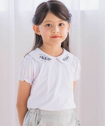 Tartine et Chocolat ホワイトタートルネック セール】 【日本製】ソフトコットンリボンタートルネックセーター(80