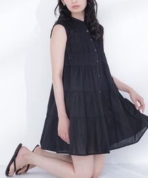 NATURAL BEAUTY BASIC | ティアードミニワンピース(ワンピース)