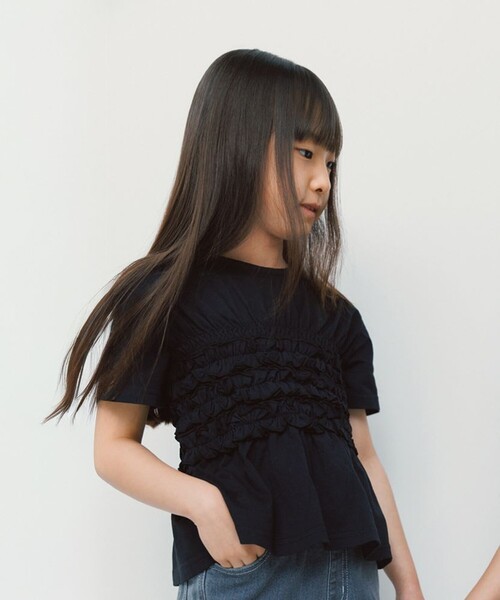 ジャーナルスタンダードレサージュ 金子綾 スパンコールJQブラウス 黒 
