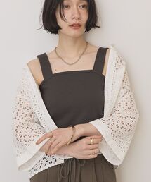 AMERICAN HOLIC | 【抗菌防臭】スクエアベアタンクトップ(タンクトップ)