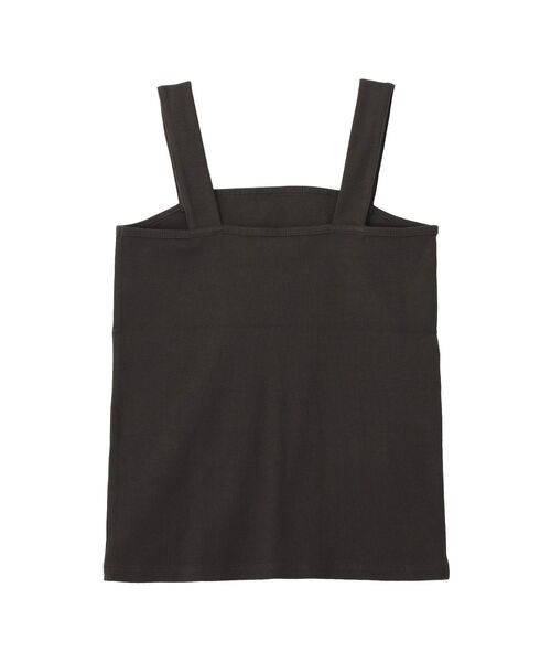 AMERICAN HOLIC（アメリカンホリック）の「【抗菌防臭】スクエアベアタンクトップ（タンクトップ・レディース・モカ/ブラック/アイボリー/チャコールグレー・L/M）」の16枚目の写真