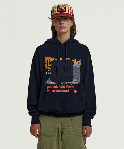 TEKET（テケット）の「Hide Hoodie Navy（パーカー・レディース・その他・SMALL/MEDIUM/LARGE）」の2枚目の写真