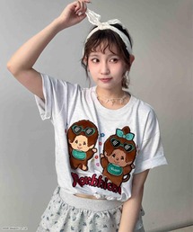 ◯アクリルキーホルダー付き モンチッチ半袖Tシャツ【 Monchhichi / モンチッチ 】