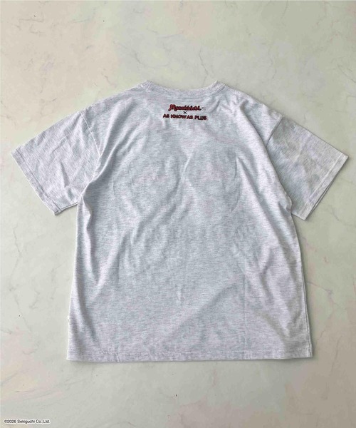 AS KNOW AS plus(アズノゥアズプラス)の「◯アクリルキーホルダー付き モンチッチ半袖Tシャツ【 Monchhichi / モンチッチ 】(Tシャツ/カットソー・レディース・オートミール/グリーン/オフホワイト/チャコールグレー・FREE)」の14枚目の写真