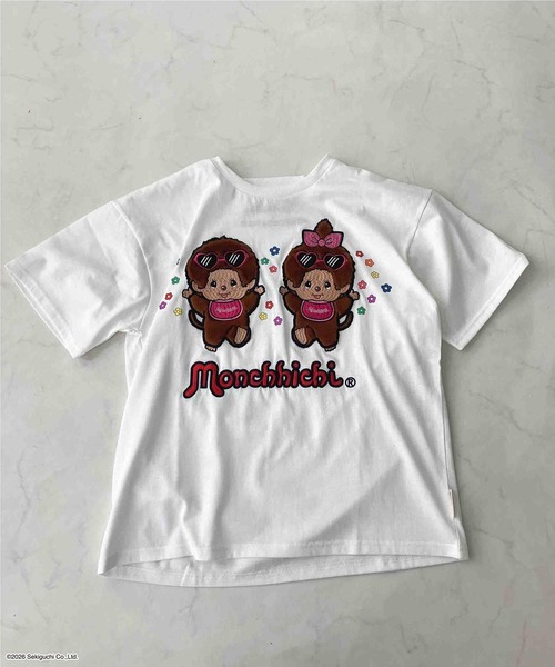 AS KNOW AS plus(アズノゥアズプラス)の「◯アクリルキーホルダー付き モンチッチ半袖Tシャツ【 Monchhichi / モンチッチ 】(Tシャツ/カットソー・レディース・オートミール/グリーン/オフホワイト/チャコールグレー・FREE)」の15枚目の写真