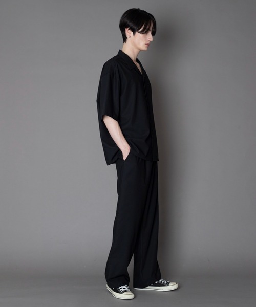 BROWNY(ブラウニー)の「BROWNY/【26年春夏新作】TRイージーストレートスラックス(その他パンツ・メンズ・ブラック/ライトグレー・MEDIUM/LARGE)」の12枚目の写真