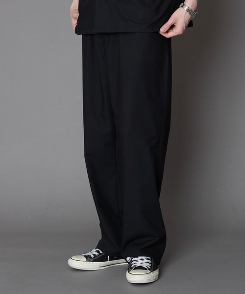 BROWNY(ブラウニー)の「BROWNY/【26年春夏新作】TRイージーストレートスラックス(その他パンツ・メンズ・ブラック/ライトグレー・MEDIUM/LARGE)」の9枚目の写真