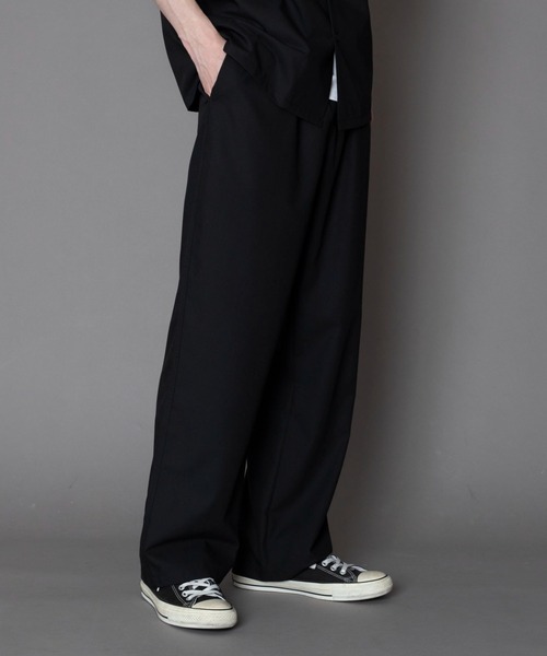 BROWNY(ブラウニー)の「BROWNY/【26年春夏新作】TRイージーストレートスラックス(その他パンツ・メンズ・ブラック/ライトグレー・MEDIUM/LARGE)」の10枚目の写真
