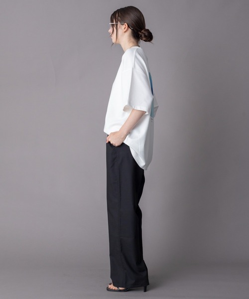 BROWNY(ブラウニー)の「BROWNY/TRイージーストレートスラックス(スラックス・メンズ・ブラック/ライトグレー・MEDIUM/LARGE)」の8枚目の写真
