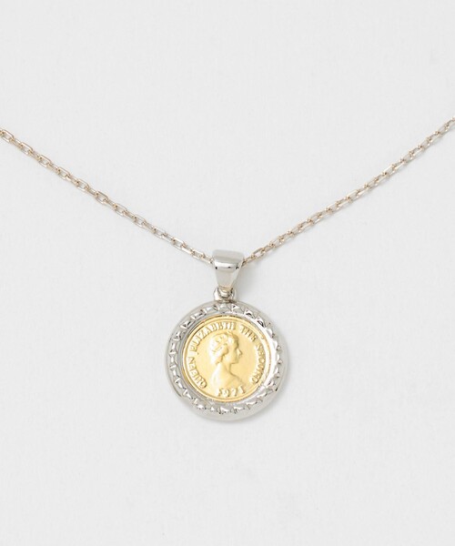 BEAUTY&YOUTH UNITED ARROWS(ビューティーアンドユースユナイテッドアローズ)の「BRASS コイン ネックレス(ネックレス・メンズ・その他1・FREE)」の2枚目の写真