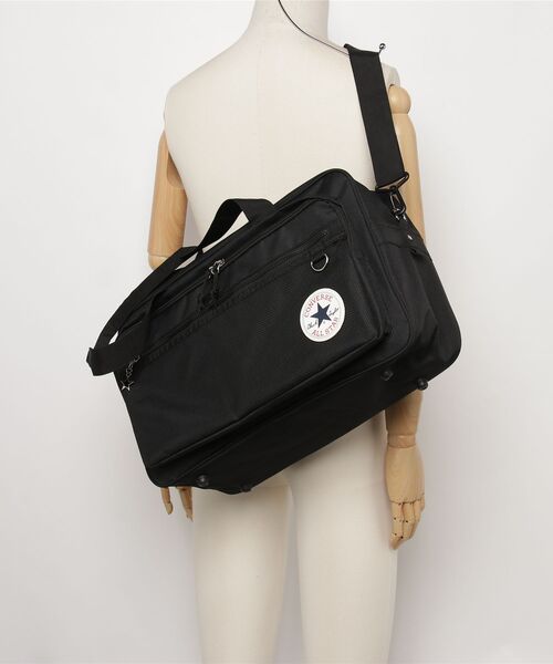 CONVERSE（コンバース）の「CV RETRO SCHOOL 2WAY BAG（ショルダーバッグ・レディース・ブラック・FREE）」の2枚目の写真