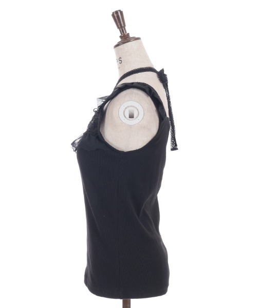 axes femme（アクシーズファム）の「ストラップカップ付タンク（タンクトップ・レディース・ミント/ホワイト/ブラック・MEDIUM/LARGE）」の7枚目の写真