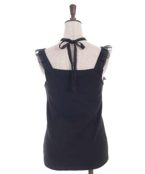 axes femme（アクシーズファム）の「ストラップカップ付タンク（タンクトップ・レディース・ミント/ホワイト/ブラック・MEDIUM/LARGE）」の8枚目の写真