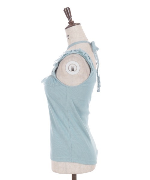 axes femme（アクシーズファム）の「ストラップカップ付タンク（タンクトップ・レディース・ミント/ホワイト/ブラック・MEDIUM/LARGE）」の15枚目の写真