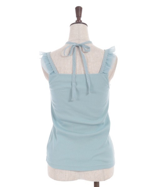 axes femme（アクシーズファム）の「ストラップカップ付タンク（タンクトップ・レディース・ミント/ホワイト/ブラック・MEDIUM/LARGE）」の17枚目の写真