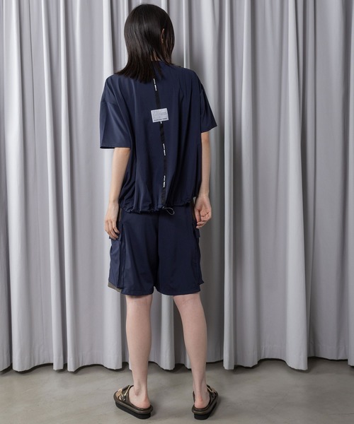 MARECHAL TERRE（マルシャルテル）の「【機能素材】ラッシュガードポケットTシャツ（Tシャツ/カットソー・レディース・ブラック/チャコールグレー/ライトグレー/ネイビー・MEDIUM）」の7枚目の写真