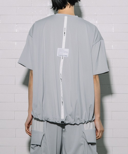 MARECHAL TERRE（マルシャルテル）の「【機能素材】ラッシュガードポケットTシャツ（Tシャツ/カットソー・レディース・ブラック/チャコールグレー/ライトグレー/ネイビー・MEDIUM）」の18枚目の写真