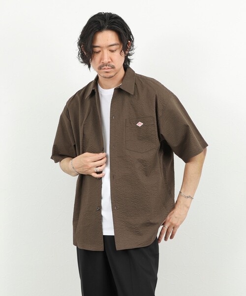 DANTON(ダントン)の「【DANTON/ダントン】60ローン SS SHIRT 26SS(DT-B0434 UKK)(シャツ/ブラウス・メンズ・ブラウン/ブルー・38/40/42/44)」の17枚目の写真