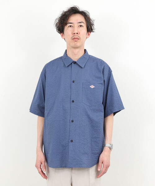 DANTON(ダントン)の「【DANTON/ダントン】60ローン SS SHIRT 26SS(DT-B0434 UKK)(シャツ/ブラウス・メンズ・ブラウン/ブルー・38/40/42/44)」の21枚目の写真