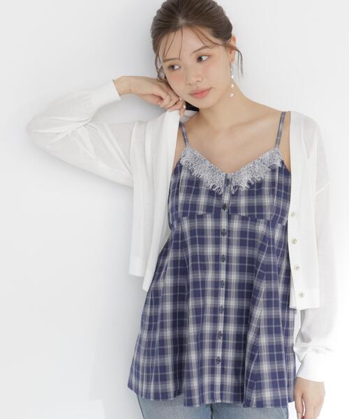 PROPORTION BODY DRESSING（プロポーションボディドレッシング）の「＜UVカット＞シアーカーディガン / 1216174501（カーディガン/ボレロ・レディース・グレー/ピンク/ホワイト/ネイビー・FREE）」の2枚目の写真