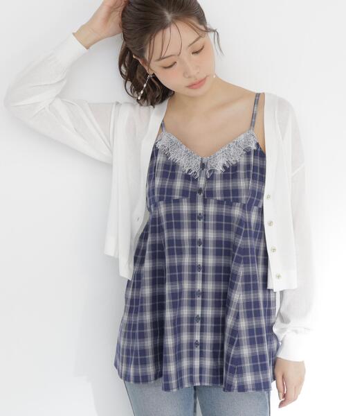 PROPORTION BODY DRESSING（プロポーションボディドレッシング）の「＜UVカット＞シアーカーディガン / 1216174501（カーディガン/ボレロ・レディース・グレー/ピンク/ホワイト/ネイビー・FREE）」の20枚目の写真