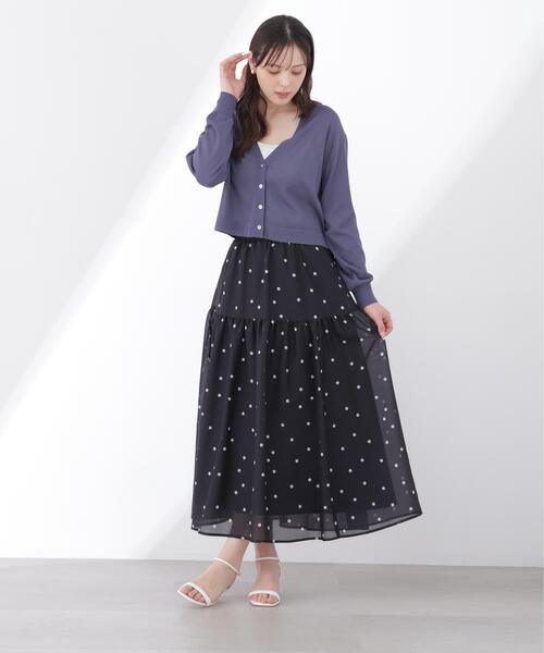 PROPORTION BODY DRESSING（プロポーションボディドレッシング）の「＜UVカット＞シアーカーディガン / 1216174501（カーディガン/ボレロ・レディース・グレー/ピンク/ホワイト/ネイビー・FREE）」の6枚目の写真