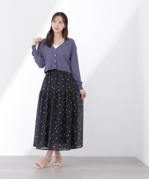 PROPORTION BODY DRESSING（プロポーションボディドレッシング）の「＜UVカット＞シアーカーディガン / 1216174501（カーディガン/ボレロ・レディース・グレー/ピンク/ホワイト/ネイビー・FREE）」の8枚目の写真