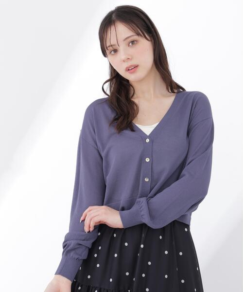 PROPORTION BODY DRESSING（プロポーションボディドレッシング）の「＜UVカット＞シアーカーディガン / 1216174501（カーディガン/ボレロ・レディース・グレー/ピンク/ホワイト/ネイビー・FREE）」の9枚目の写真