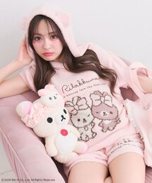 コリラックマ ルームウェア OLIVE des OLIVE パジャマ ピンク OLIVE des OLIVEmakiさんのルームウェア/パジャマを使った