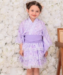 CELEN（セレン）の「【KIDSセパレート浴衣/ゆかた単品】キッズゆかた（上衣・スカート 2点セット）（浴衣）」