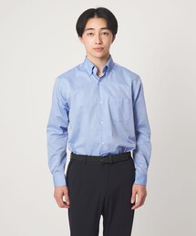 エブリット TC パナマ スナップ ボタンダウン シャツ -イージーアイロン・通気性-
