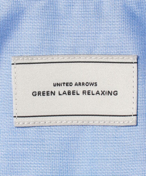 green label relaxing(グリーンレーベルリラクシング)の「エブリット TC パナマ スナップ ボタンダウン シャツ -イージーアイロン・通気性-(ビジネスシャツ・メンズ・ホワイト/コバルトブルー・S/XL/L/M)」の8枚目の写真