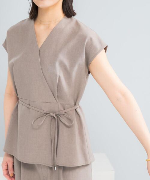 URBAN RESEARCH ROSSO WOMEN(アーバンリサーチ ロッソ)の「『WEB/一部店舗限定』吸水速乾 接触冷感セットアップ(セットアップ・レディース・モカ/ネイビー/ライトベージュ・FREE)」の11枚目の写真