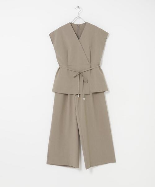 URBAN RESEARCH ROSSO WOMEN(アーバンリサーチ ロッソ)の「『WEB/一部店舗限定』吸水速乾 接触冷感セットアップ(セットアップ・レディース・モカ/ネイビー/ライトベージュ・FREE)」の13枚目の写真