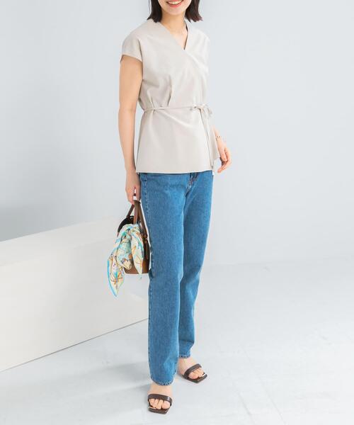 URBAN RESEARCH ROSSO WOMEN(アーバンリサーチ ロッソ)の「『WEB/一部店舗限定』吸水速乾 接触冷感セットアップ(セットアップ・レディース・モカ/ネイビー/ライトベージュ・FREE)」の18枚目の写真