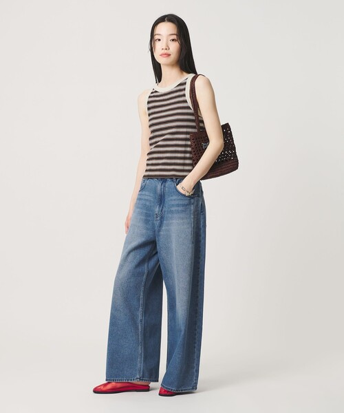 BEAUTY&YOUTH UNITED ARROWS(ビューティーアンドユースユナイテッドアローズ)の「ライトオンス ワイド デニムパンツ(デニムパンツ・レディース・オフホワイト/ライトブルー・M/S/XS)」の10枚目の写真