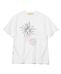 MAINBOOTH（メインブース）の「Signal T-shirt(WHITE)（Tシャツ/カットソー）」