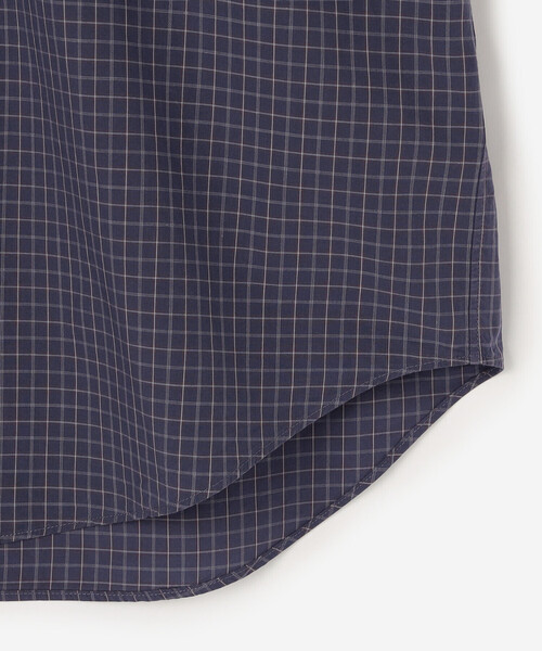GYMPHLEX(ジムフレックス)の「Gymphlex | コットンワッシャー ボタンダウン半袖シャツ CHECK MEN(シャツ/ブラウス・メンズ・ブルー系その他5・M/L/S)」の6枚目の写真