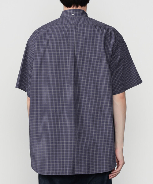 GYMPHLEX(ジムフレックス)の「Gymphlex | コットンワッシャー ボタンダウン半袖シャツ CHECK MEN(シャツ/ブラウス・メンズ・ブルー系その他5・M/L/S)」の11枚目の写真