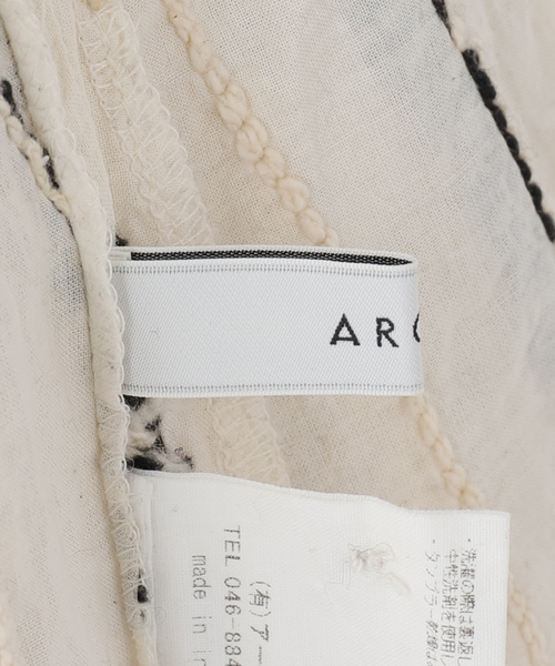 FRAMeWORK(フレームワーク)の「ARCHI FUZZ JQ S/L TOP(その他アウター・レディース・ホワイト・FREE)」の4枚目の写真
