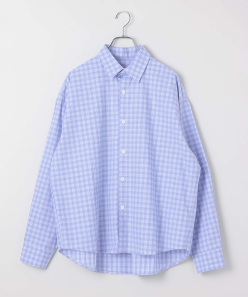 LAND MUSEUM（ランドミュージアム）の「LAND MUSEUM／アーバンチェックシャツ（シャツ/ブラウス・メンズ・ブルー・LARGE/MEDIUM）」の15枚目の写真
