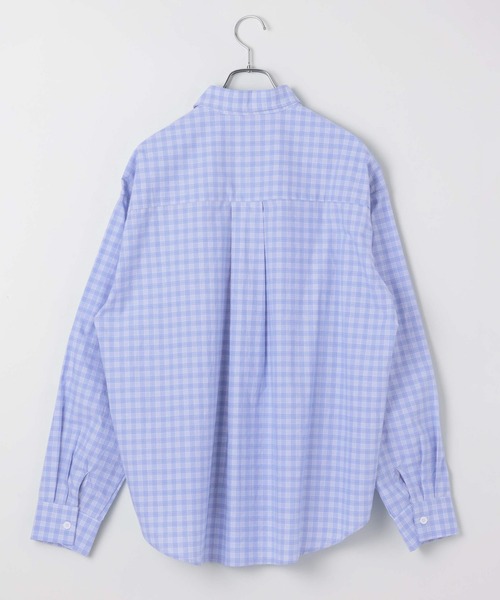 LAND MUSEUM（ランドミュージアム）の「LAND MUSEUM／アーバンチェックシャツ（シャツ/ブラウス・メンズ・ブルー・LARGE/MEDIUM）」の10枚目の写真