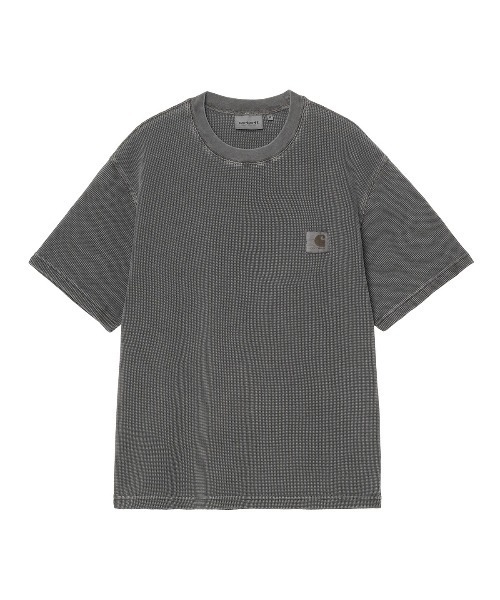 Carhartt WIP(カーハートダブリューアイピー)の「Carhartt WIP S/S NELSON WAFFLE T-SHIRT(カーハートワークインプログレス ショートスリーブネルソンワッフルTシャツ)(Tシャツ/カットソー・メンズ・ブラック/ナチュラル/ブルー系・SMALL/MEDIUM/LARGE/X-LARGE)」の4枚目の写真