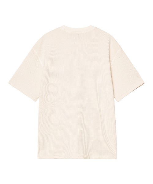 Carhartt WIP(カーハートダブリューアイピー)の「Carhartt WIP S/S NELSON WAFFLE T-SHIRT(カーハートワークインプログレス ショートスリーブネルソンワッフルTシャツ)(Tシャツ/カットソー・メンズ・ブラック/ナチュラル/ブルー系・SMALL/MEDIUM/LARGE/X-LARGE)」の9枚目の写真