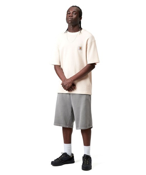 Carhartt WIP(カーハートダブリューアイピー)の「Carhartt WIP S/S NELSON WAFFLE T-SHIRT(カーハートワークインプログレス ショートスリーブネルソンワッフルTシャツ)(Tシャツ/カットソー・メンズ・ブラック/ナチュラル/ブルー系・SMALL/MEDIUM/LARGE/X-LARGE)」の12枚目の写真