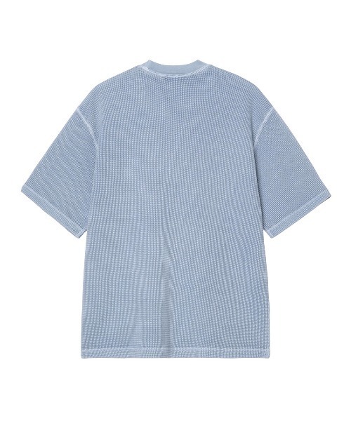 Carhartt WIP(カーハートダブリューアイピー)の「Carhartt WIP S/S NELSON WAFFLE T-SHIRT(カーハートワークインプログレス ショートスリーブネルソンワッフルTシャツ)(Tシャツ/カットソー・メンズ・ブラック/ナチュラル/ブルー系・SMALL/MEDIUM/LARGE/X-LARGE)」の14枚目の写真