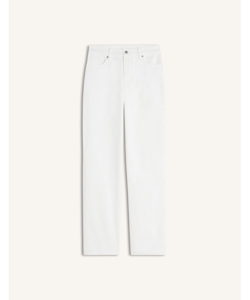 Maison Kitsune(メゾンキツネ)の「STRAIGHT JEANS(デニムパンツ・レディース・アイボリー・26/25/29/28/27)」の1枚目の写真