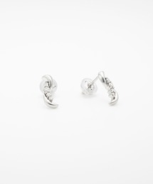 K10WG ダイヤモンド ピアス